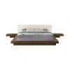 VIG Fuji Bed, Walnut/white