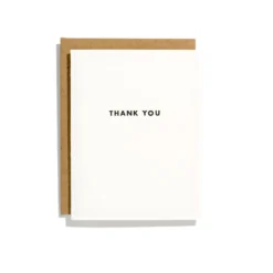 Iron Curtain Press Futura Thank You Card DECOR