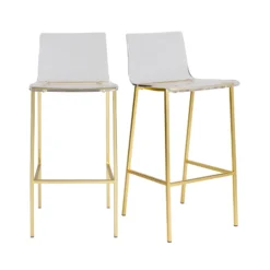 Euro Style FURNITURE Casie Bar Stool (set Of 2)