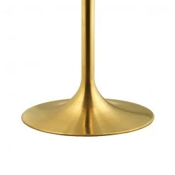 Modway Lily Round Marble Dining Table, Gold Base FURNITURE 27 Modway Lily Round Marble Dining Table, Gold Base FURNITURE