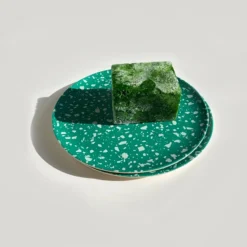 Xenia Taler Terrazzo Green Side Plates 8" KITCHEN