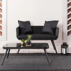 Unique Loom Duna Outdoor Rectangle Rug, Grey