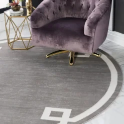 Unique Loom Oriental Round Rug