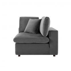 Modway Cody Velvet Sofa, Corner Chair