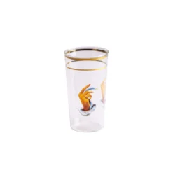 Seletti Toiletpaper Glass, Hands With Snake