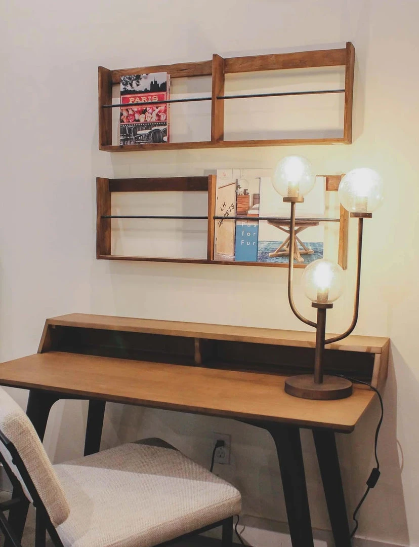 LH Imports FURNITURE Hanging Bookrack 3 LH Imports FURNITURE Hanging Bookrack