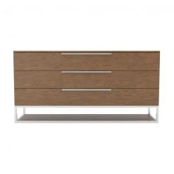 VIG FURNITURE Helio Walnut Dresser