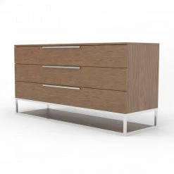 VIG FURNITURE Helio Walnut Dresser