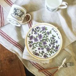 KITCHEN Twig Heritage Forget Me Not Salad Plate, 9"