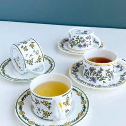 KITCHEN Twig Heritage Forget Me Not Cup And Saucer