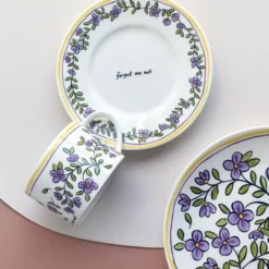KITCHEN Twig Heritage Forget Me Not Cup And Saucer