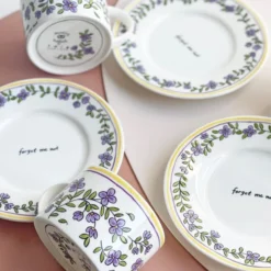 KITCHEN Twig Heritage Forget Me Not Cup And Saucer
