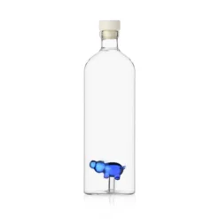 KITCHEN Ichendorf Animal Farm Bottle, Blue Hippo