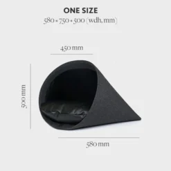 Howlpot Howly Pet Bed, Vegan Leather