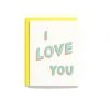 Iron Curtain Press I Love You Card