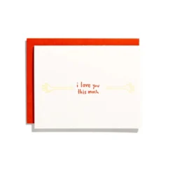 Iron Curtain Press DECOR I Love You This Much Card