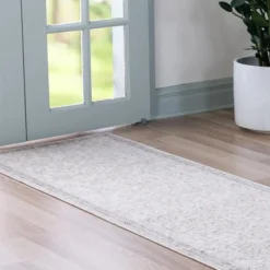 Unique Loom Classica Runner Rug, Ivory