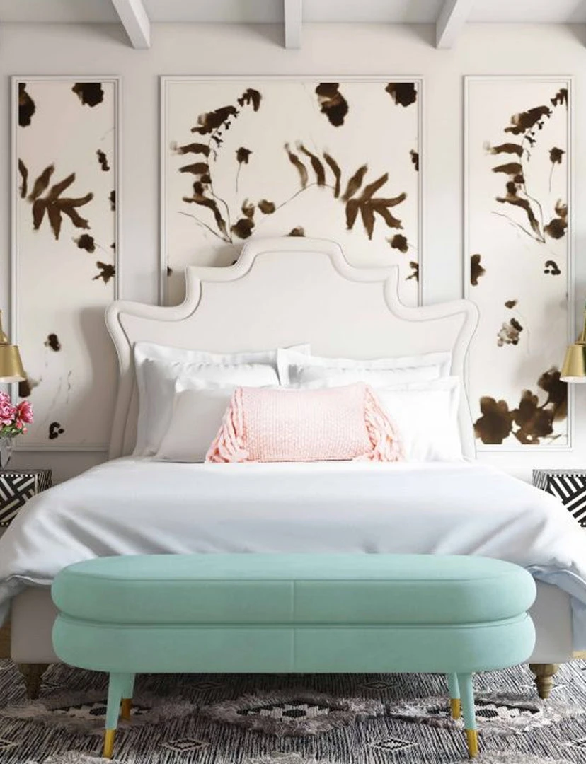 Tov Joge Velvet Bench FURNITURE 4 Tov Joge Velvet Bench FURNITURE