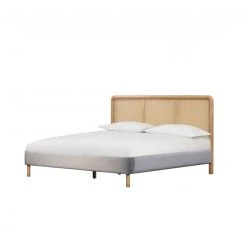 Tov FURNITURE Kabani Bed, Grey