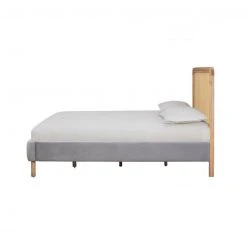 Tov FURNITURE Kabani Bed, Grey 9 Tov FURNITURE Kabani Bed, Grey