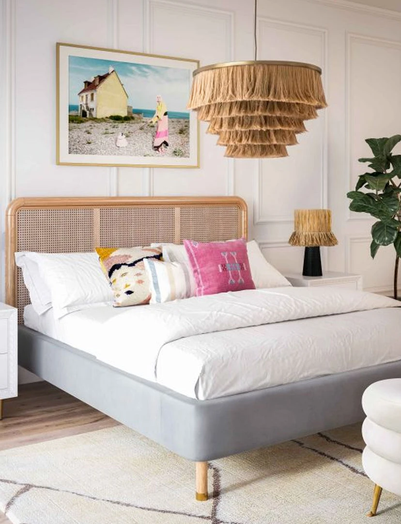 Tov FURNITURE Kabani Bed, Grey 7 Tov FURNITURE Kabani Bed, Grey