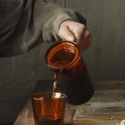 Kinto Cast Amber Double Wall Glass 250ml