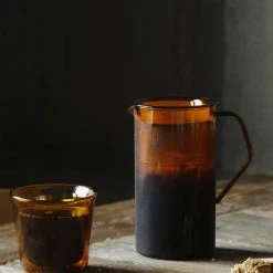 Kinto Cast Amber Double Wall Glass 250ml