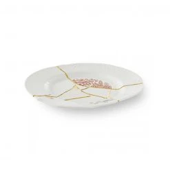 Seletti Kintsugi Dinner Plate, Red