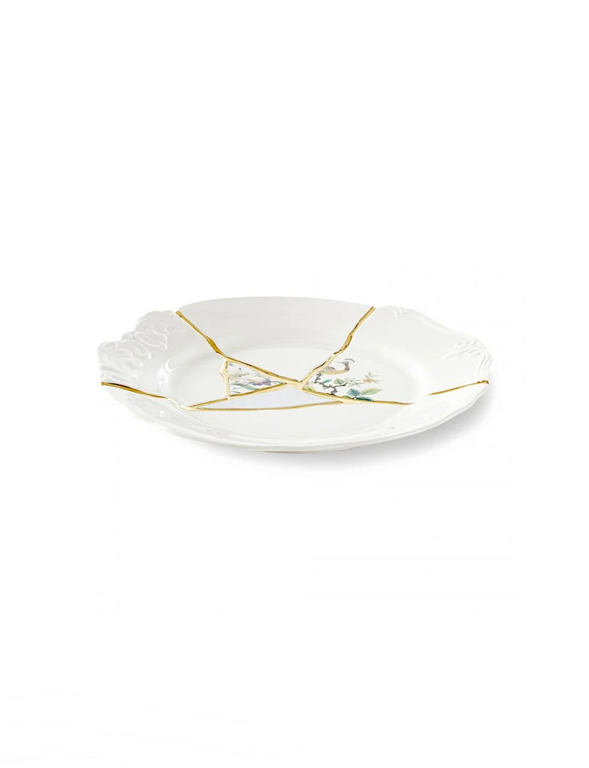 Seletti Kintsugi Dinner Plate, Peacock NEW ARRIVAL 2 Seletti Kintsugi Dinner Plate, Peacock NEW ARRIVAL