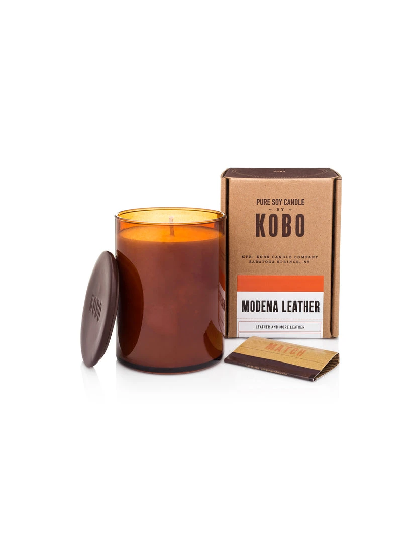 DECOR Kobo Candle, Modena Leather 1 DECOR Kobo Candle, Modena Leather