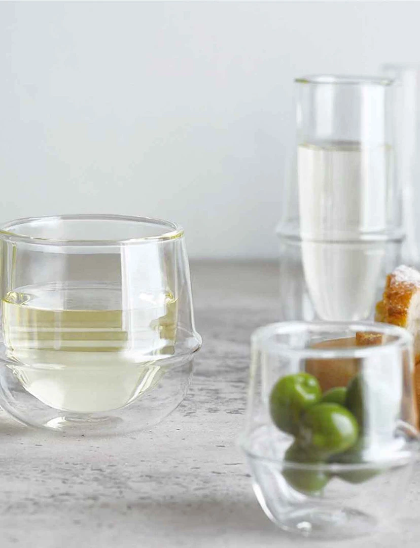 Kinto Kronos Double Wall Champagne Glass 160ml / 5oz KITCHEN 2 Kinto Kronos Double Wall Champagne Glass 160ml / 5oz KITCHEN