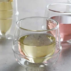 Kinto Kronos Double Wall Champagne Glass 160ml / 5oz KITCHEN 5 Kinto Kronos Double Wall Champagne Glass 160ml / 5oz KITCHEN