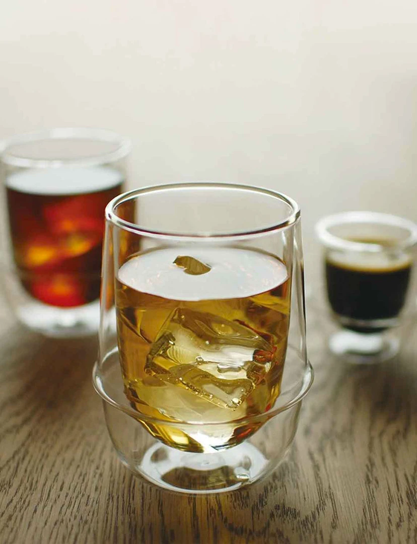 Kinto Kronos Double Wall Iced Tea Glass 350ml / 12oz BESTSELLER 2 Kinto Kronos Double Wall Iced Tea Glass 350ml / 12oz BESTSELLER