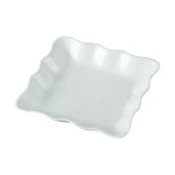 Twig White Serving Lace Square Plate, Large KITCHEN