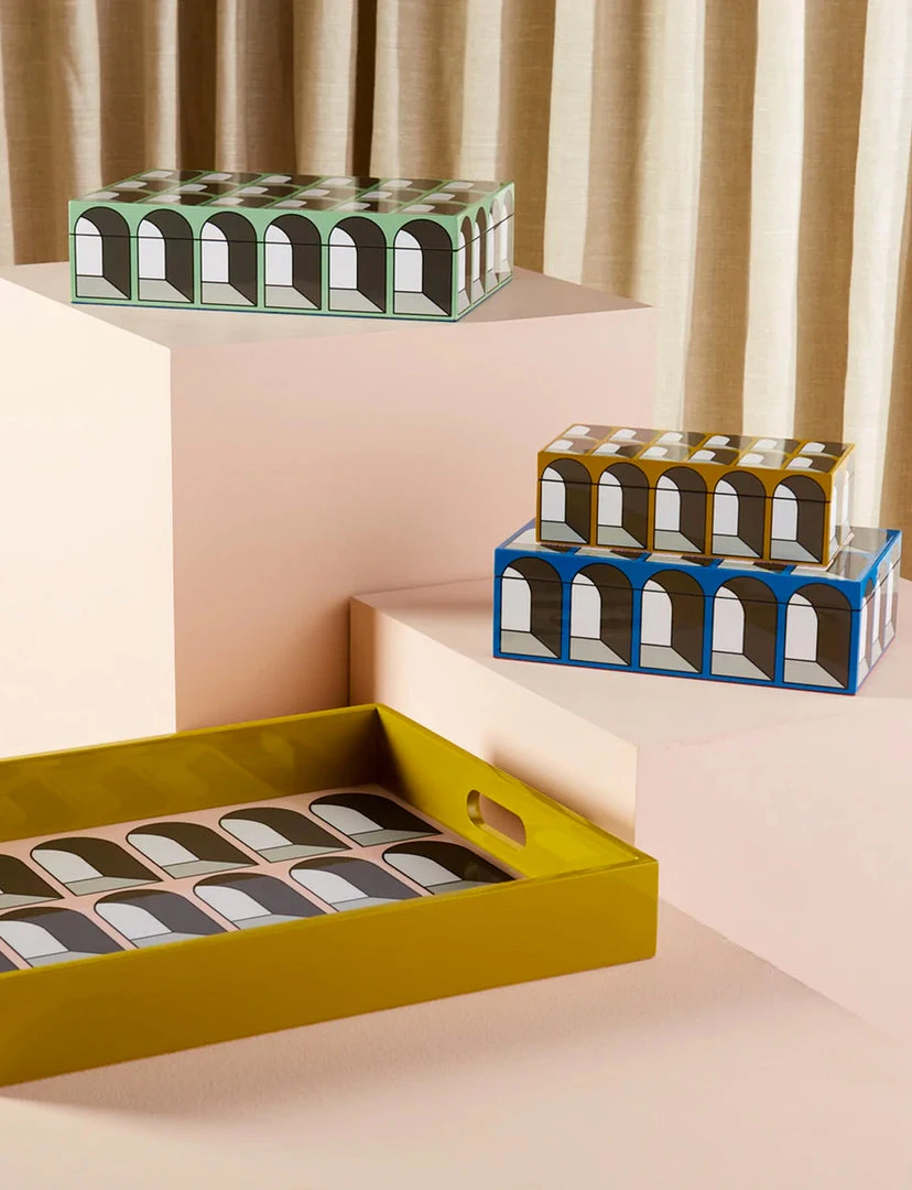 Jonathan Adler Small Arcade Lacquer Box 2 Jonathan Adler Small Arcade Lacquer Box