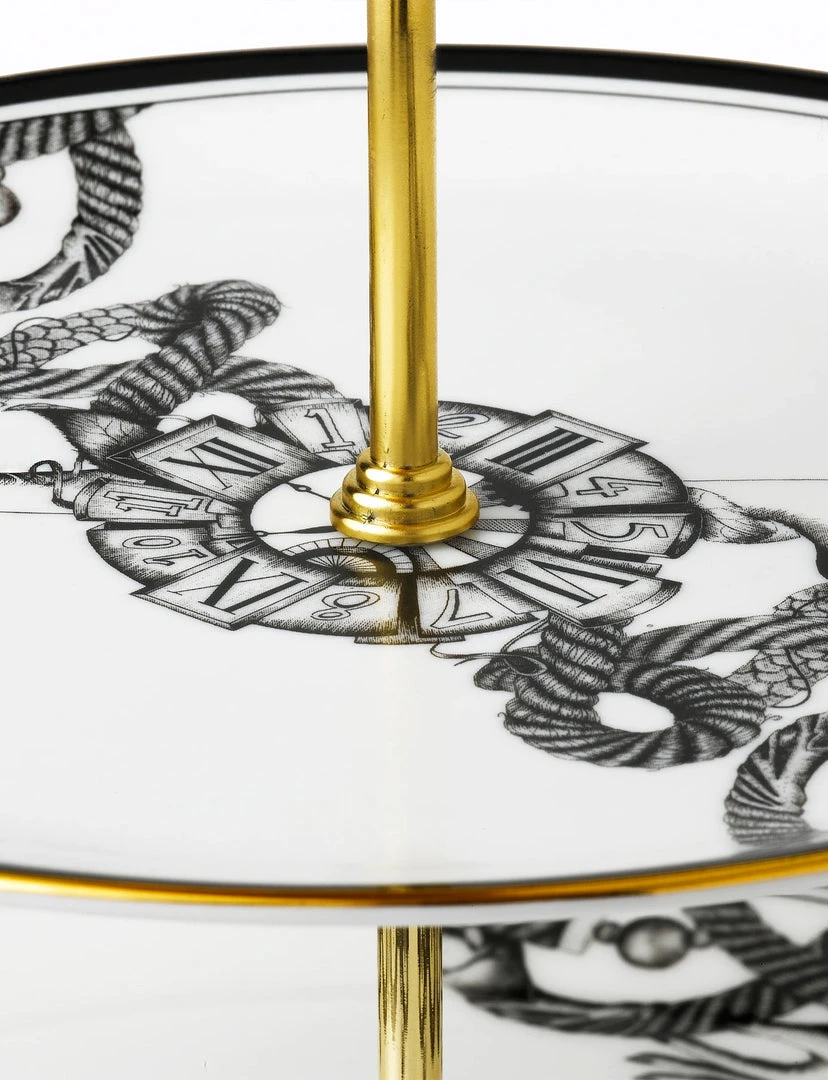 Lauren Dickinson Clarke The Divineness Of Time 2-Tier Cake Stand 3 Lauren Dickinson Clarke The Divineness Of Time 2-Tier Cake Stand