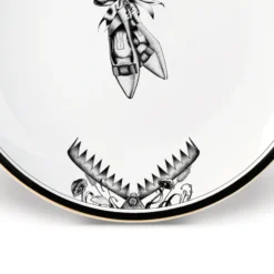 Lauren Dickinson Clarke KITCHEN Beware Of The Wear Trap Mug Side Plate