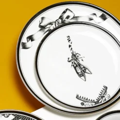 Lauren Dickinson Clarke KITCHEN Beware Of The Wear Trap Mug Side Plate