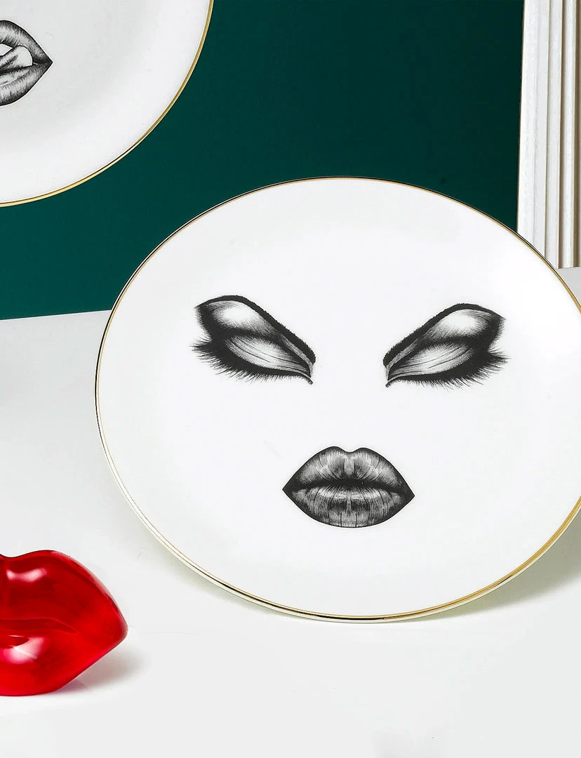 Lauren Dickinson Clarke KITCHEN The Prima Donna Side Plate 3 Lauren Dickinson Clarke KITCHEN The Prima Donna Side Plate