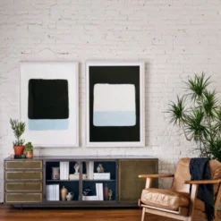 Four Hands FURNITURE Brandon Leather Lounge Chair