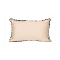 Creative Co-op DECOR Goat Fur Pillow, Leopard Print 20