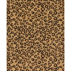 Unique Loom Jungle Rectangle Rug, Light Brown DECOR