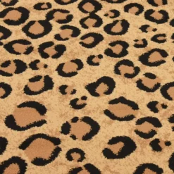 Unique Loom Jungle Rectangle Rug, Light Brown DECOR