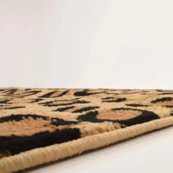 Unique Loom Jungle Rectangle Rug, Light Brown DECOR