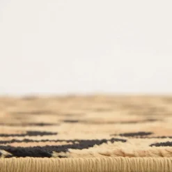 Unique Loom Jungle Rectangle Rug, Light Brown DECOR