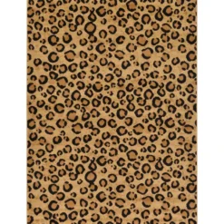 Unique Loom Jungle Rectangle Rug, Light Brown DECOR