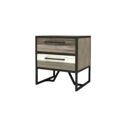 LH Imports Noir Cavana Nightstand
