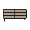 LH Imports Caroline Oval 6 Drawer Dresser FURNITURE
