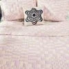 Dusen Dusen Lilac Check Coverlet Set