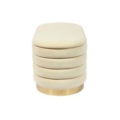 Tov Liana Velvet Storage Bench